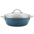 Ayesha Curry Ayesha Curry 10129 Porcelain Enamel Nonstick One Pot Meal Stockpot; 7.5 qt. - Twilight Teal 10129